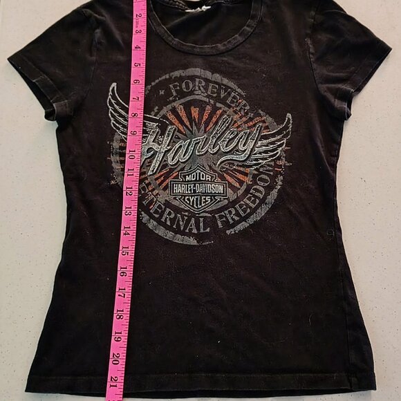 Harley-Davidson Forever Freedom Graphic Tee | Fits XS - Picture 3 of 8